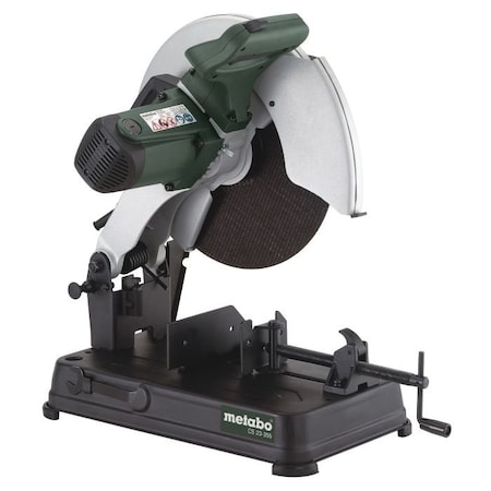 Metabo Chop Saw, Bare Tool ToolKit, 14 Dia Blade, 1 in, 4100 rpm, Cutting Capacity 212 Steel Bar, 5 602335420